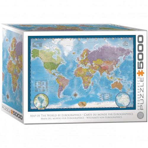 Puzzle mappa del mondo - puzzle,