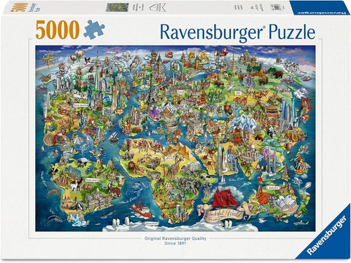 Ravensburger puzzle mappa del - puzzle,