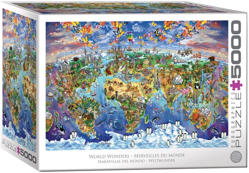 Puzzle 5000 pezzi world - 5000,