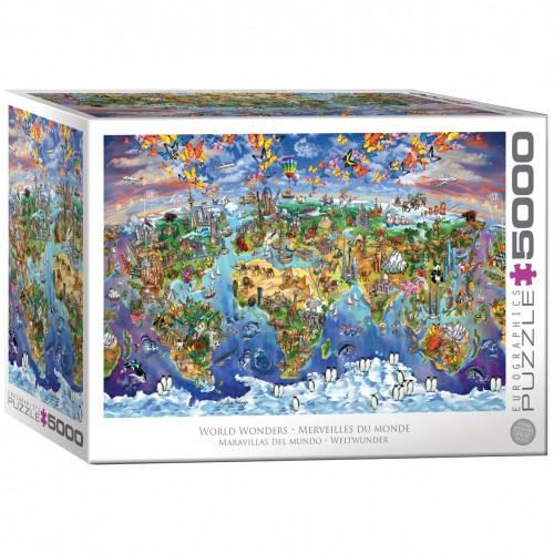 Puzzle meraviglie del mondo - puzzle,