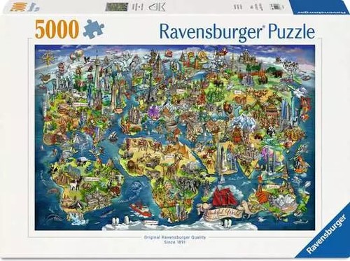 Puzzle 5000 pezzi ravensburger - pezzi,