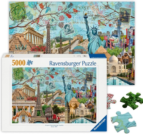 Big city collage puzzle 5000 - collage,