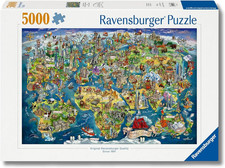 Puzzle 5000 Pezzi Mappa Del